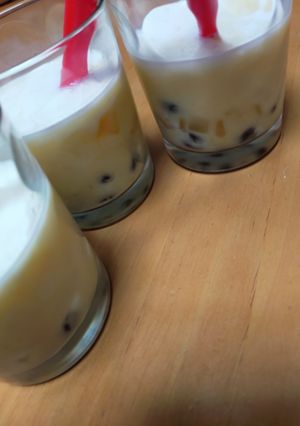 タピオカマンゴー牛乳♪-レシピのメイン写真