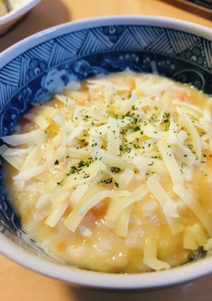 にんじん&チーズのやわらかキャロット雑炊-レシピのメイン写真