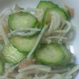 簡単!エノキとキュウリの梅肉和え♪