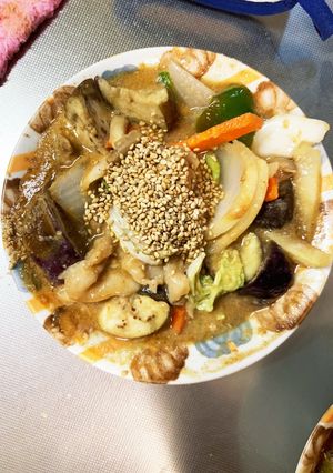 簡単きな粉オイ麺汁味豚こま大根青椒肉絲風-レシピのメイン写真