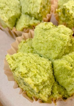 簡単！ふんわり米粉の抹茶蒸しパン-レシピのメイン写真