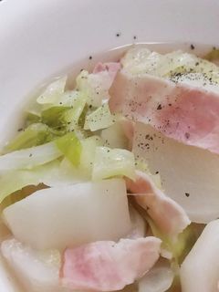 かぶとベーコンの具沢山スープ-レシピのメイン写真