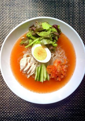 キムチスープ冷麺-レシピのメイン写真