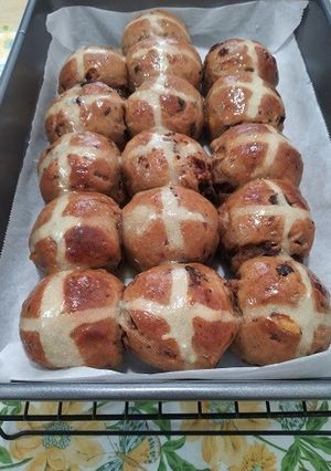 イースターに✞ホットクロスバンズ✞麹入り-レシピのメイン写真