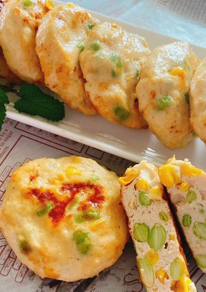 枝豆とコーンの鶏肉つくね-レシピのメイン写真