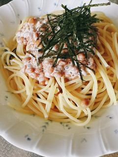 納豆マヨパスタ-レシピのメイン写真