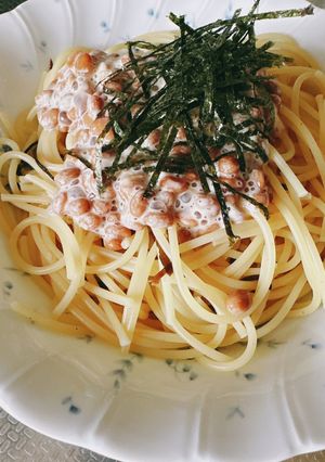 納豆マヨパスタ-レシピのメイン写真