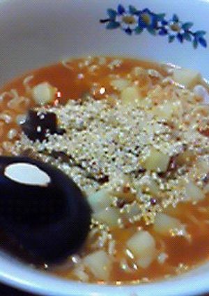 我が家の簡単♪　インスタントラーメン-レシピのメイン写真