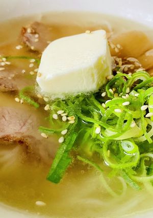 素麺で・簡単/塩ラーメン-レシピのメイン写真