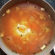 卵で味変!ミネストローネ
