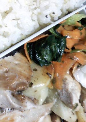 【弁当】バジルチキンのじゃが芋サンド-レシピのメイン写真