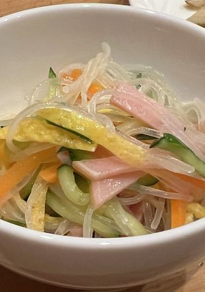中華風春雨サラダ拌三絲(パンサンスー)-レシピのメイン写真