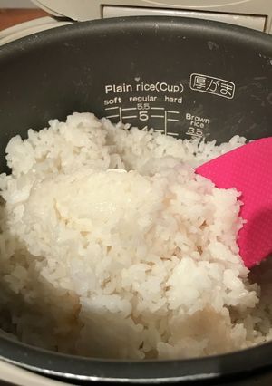Steamed white rice-レシピのメイン写真