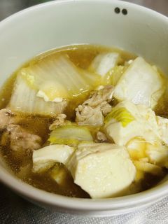 豚肉と白菜豆腐スープ-レシピのメイン写真