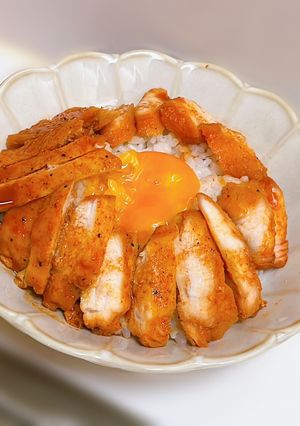 鳥のささみで簡単ヘルシー甘辛丼-レシピのメイン写真