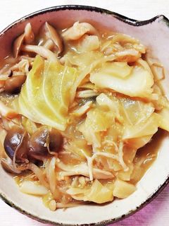 キャベツと もやし しめじの味噌中華煮-レシピのメイン写真