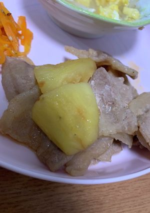 豚バラとじゃがいものにんにく炒め-レシピのメイン写真