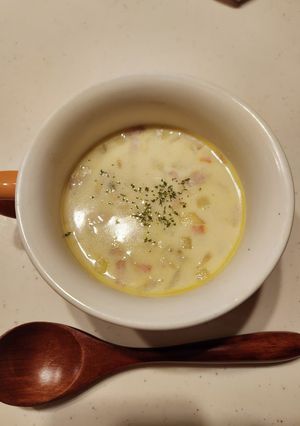 缶で簡単クラムチャウダー-レシピのメイン写真