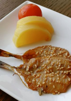 豆鯵の簡単みりん干し～魚の駅生地～-レシピのメイン写真