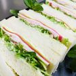 豆苗たっぷりのハムチーズサンド