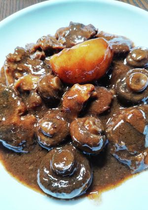 すね肉 赤ワイン煮込みシチュー-レシピのメイン写真