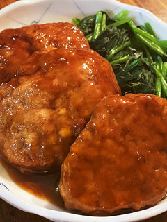 ふんわり柔らか☆照り焼き豆腐ハンバーグ-レシピのメイン写真