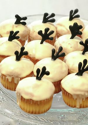 かんたん！オラフみたいなミニカップケーキ-レシピのメイン写真