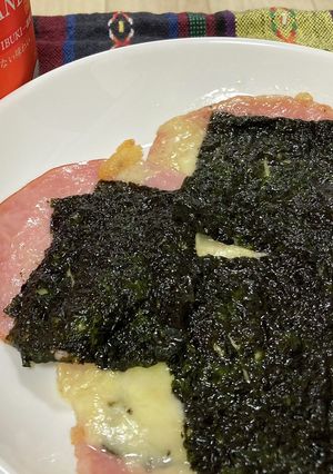 韓国海苔とハムチーズ-レシピのメイン写真