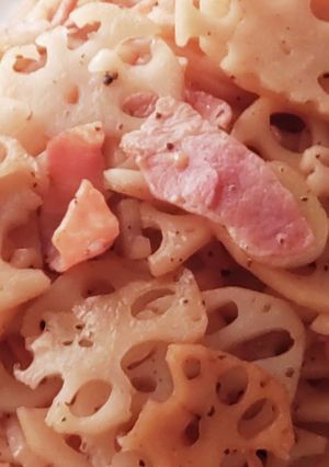 パリッ★レンコンとベーコンの旨塩レモン-レシピのメイン写真