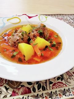 さっぱりミートボールスープ❀トルコ料理-レシピのメイン写真