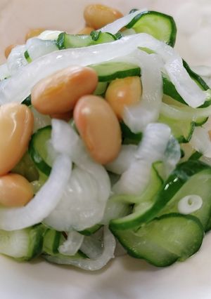 新玉ねぎのらっきょう酢漬けで酢の物-レシピのメイン写真