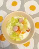 朝食におすすめ！野菜たっぷりミルクスープ