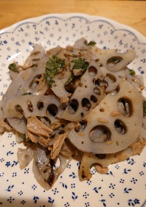れんこんとツナのしそ炒め-レシピのメイン写真