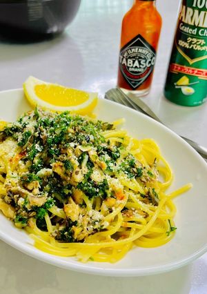 オイルサーディンとパセリのペペロンチーノ-レシピのメイン写真