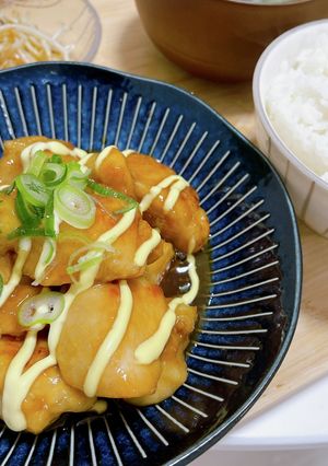 やわらか鶏ムネの甘酢照りマヨ-レシピのメイン写真