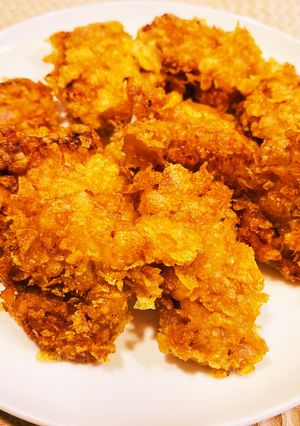 #米粉活用 鶏もも肉のコーンフレーク-レシピのメイン写真