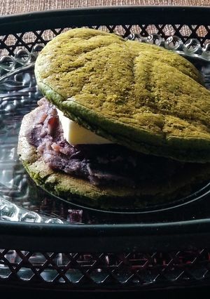 あんバター抹茶どら焼き★混ぜるだけ〜♡-レシピのメイン写真