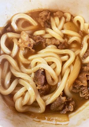 レンジでカレーうどん！-レシピのメイン写真