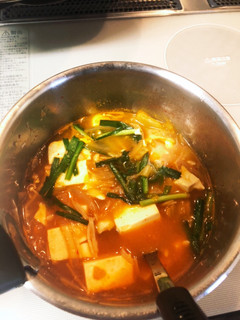 豆腐&えのき・ピリ辛キムチスープ-レシピのメイン写真