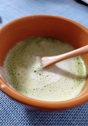 自宅で簡単に抹茶ラテ-レシピのメイン写真