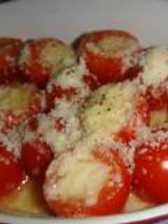 ミニトマトのパルメザンチーズ焼き-レシピのメイン写真
