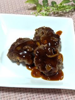 卵が高騰…卵なしで作れるハンバーグ♡-レシピのメイン写真