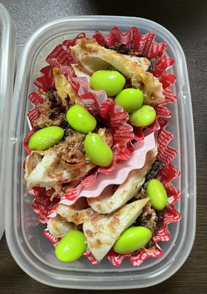 竹輪梅和♡自家製冷食♡お弁当♡自然解凍♡-レシピのメイン写真