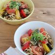 高タンパク☆夏野菜の和風豆腐干サラダ