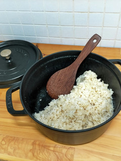 STAUBで玄米炊飯-レシピのメイン写真