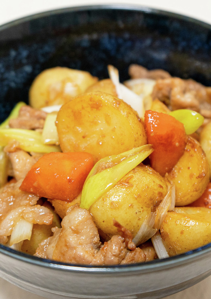 【無添加】新じゃがと豚こま肉の肉じゃが？-レシピのメイン写真