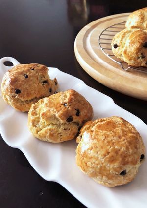 自慢のさくほろチョコチップスコーン-レシピのメイン写真