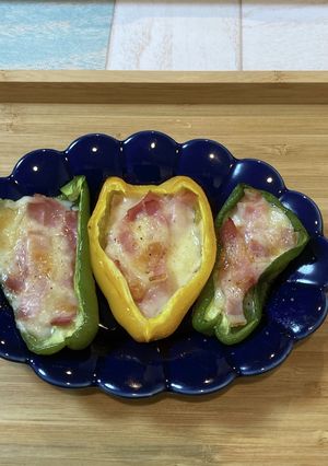 ピーマンのベーコンチーズ焼き-レシピのメイン写真
