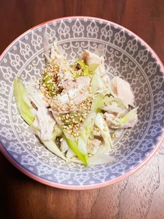 サラダチキン長ネギ和え-レシピのメイン写真