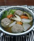 いわしのつみれ汁2(材料を代えて)